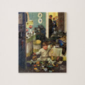 Puzzle L'enfant en bas âge vide des bourses (Vertical)