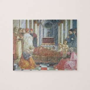 Puzzle L'enterrement de St Stephen, détail du cycle
