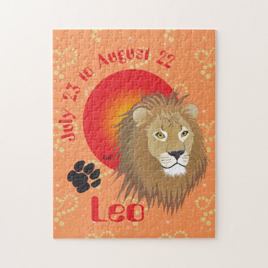 Puzzle Leo July 23 à août 22 (Vertical)