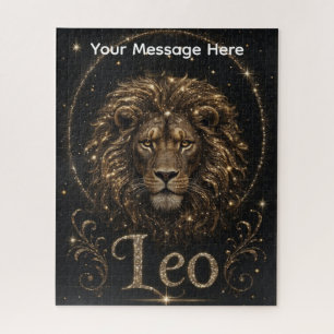 Puzzle Léo : Le Lion Doré du Zodiaque