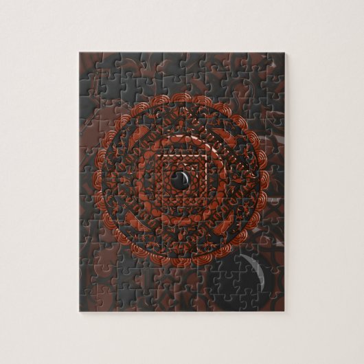 Puzzle Leo Mandala (Vertical)