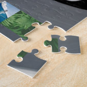 Puzzle León Mark, sur son skateboard. (Côté)