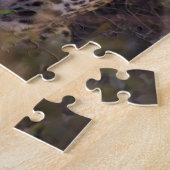 Puzzle Léopard assis, Botswana, Afrique (Côté)