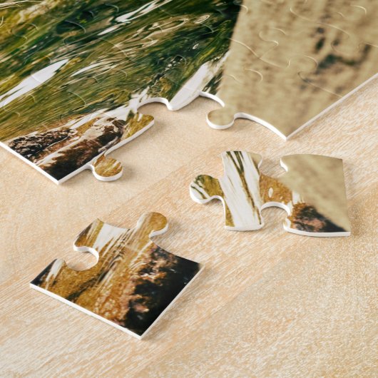 Puzzle Léopard croisant un courant (Côté)