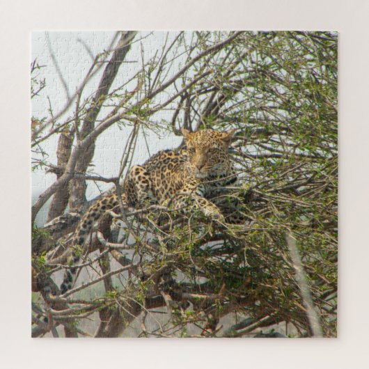Puzzle Léopard dans l'arbre (Vertical)