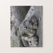 Puzzle Léopard de neige ennuyé CUB (Vertical)