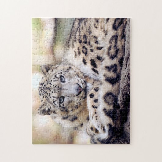 Puzzle Léopard des neiges (Vertical)
