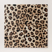 Puzzle Leopard Design Motif : Wild Elegance. (Vertical)