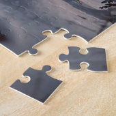 Puzzle léopard d'hiver (Côté)