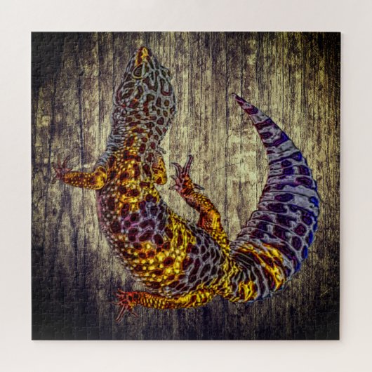 Puzzle Leopard Gecko (Horizontal)