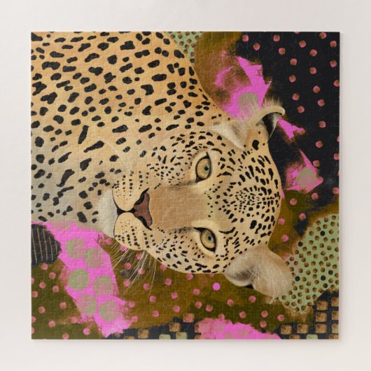 Puzzle Léopard hypnotique (Horizontal)
