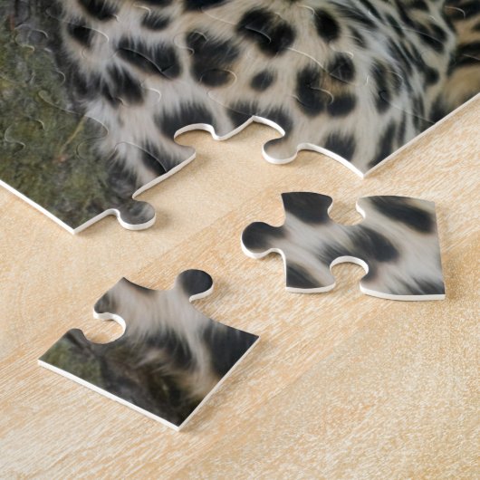 Puzzle Léopard impressionnant (Côté)
