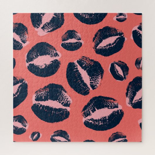 Puzzle Leopard Kiss : Lipstick (Vertical)