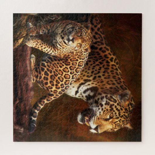 PUZZLE LEOPARD "LA NUIT SAUVAGE" (Horizontal)