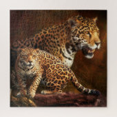 PUZZLE LEOPARD "LA NUIT SAUVAGE" (Vertical)