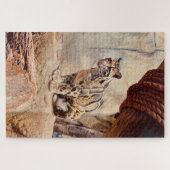 Puzzle léopard nébuleux image nature faune exotique (Horizontal)