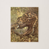 Puzzle Leopard nuageux par CE Swan, Animaux sauvages Vint (Vertical)