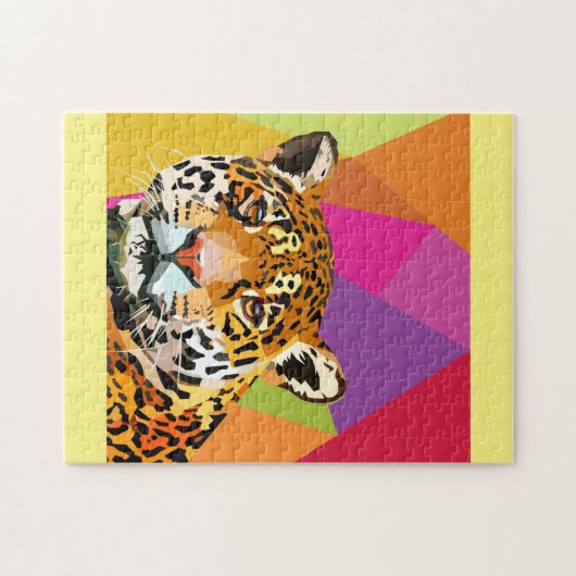Puzzle Leopard Pop Art (Horizontal)