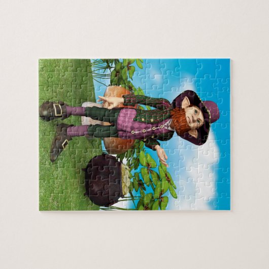 Puzzle Leprechaun (Horizontal)
