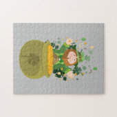 Puzzle Leprechaun de Saint Patrick (Horizontal)