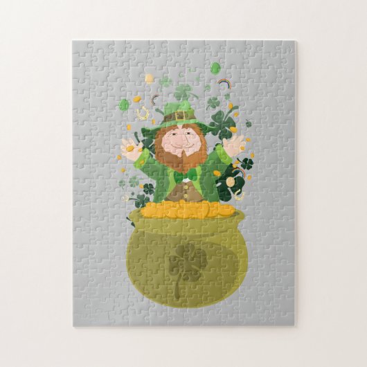 Puzzle Leprechaun de Saint Patrick (Vertical)