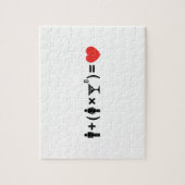 Puzzle L'équation d'amour pour les femmes (Vertical)
