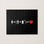 Puzzle L'équation d'amour pour les hommes (Horizontal)