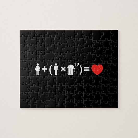 Puzzle L'équation d'amour pour les hommes (Horizontal)