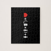Puzzle L'équation d'amour pour les hommes (Vertical)