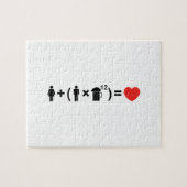 Puzzle L'équation d'amour pour les hommes (Horizontal)