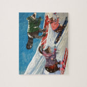 Puzzle L'équipe de ski de Mme Elizabeth (Vertical)