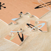 Puzzle L'ère atomique éclate orange (Côté)
