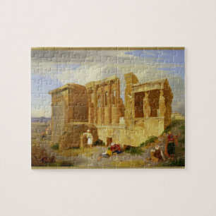 Puzzle L'Erechtheum, Athènes, avec des figures dans le