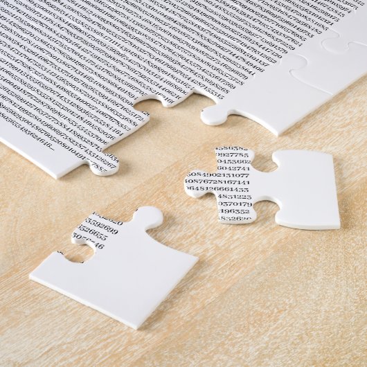 Puzzle Les 100 000 premiers chiffres de Pi (Côté)