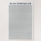 Puzzle Les 100 000 premiers chiffres de Pi (Vertical)
