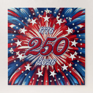 Puzzle Les 250 ans d'Amérique 1776-2026 Feux d'artifice R