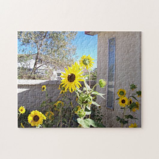 Puzzle Les abeilles dans le Tournesol Patch Photo (Horizontal)