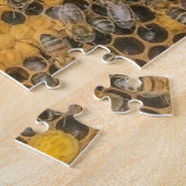 Puzzle Les abeilles et les cellules de la reine en ruche  (Côté)