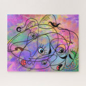 Puzzle Les Abstraits Face À L'Humeur Art Cubisme Style De (Horizontal)
