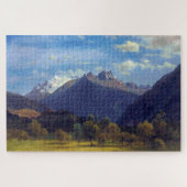 Puzzle Les Alpes de Visp, Albert Bierstadt (Horizontal)