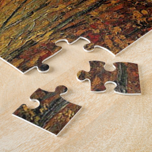 Puzzle Les Alyscamps par Vincent van Gogh. Automne
