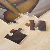 Puzzle Les Amateurs Abstraits Art Contemporain En Ocre Et (Côté)