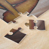 Puzzle Les Amateurs Abstraits Art Contemporain En Ocre Et (Côté)