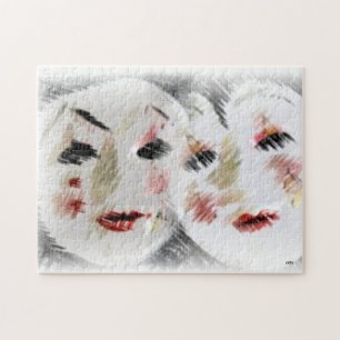 Puzzle Les amis face à face Abstraits