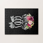 Puzzle Les amis sont Dieu meilleur cadeau (Horizontal)