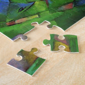 Puzzle Les animaux dans un paysage par Franz Marc (Côté)