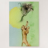 Puzzle Les animaux sauvages chassent dans la nature - Lio (Vertical)