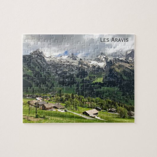 Puzzle Les Aravis, Alpes françaises (Horizontal)