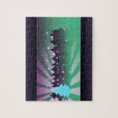 Puzzle Les arbres de Noël dans les tons verts (Vertical)