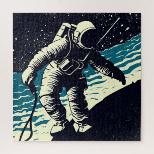 Puzzle Les astronautes de la SF sur la promenade Spacewal